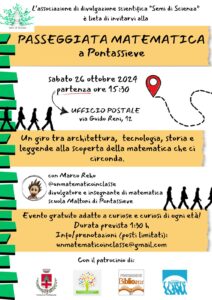 passeggiata matematica Semi di Scienza pontassieve